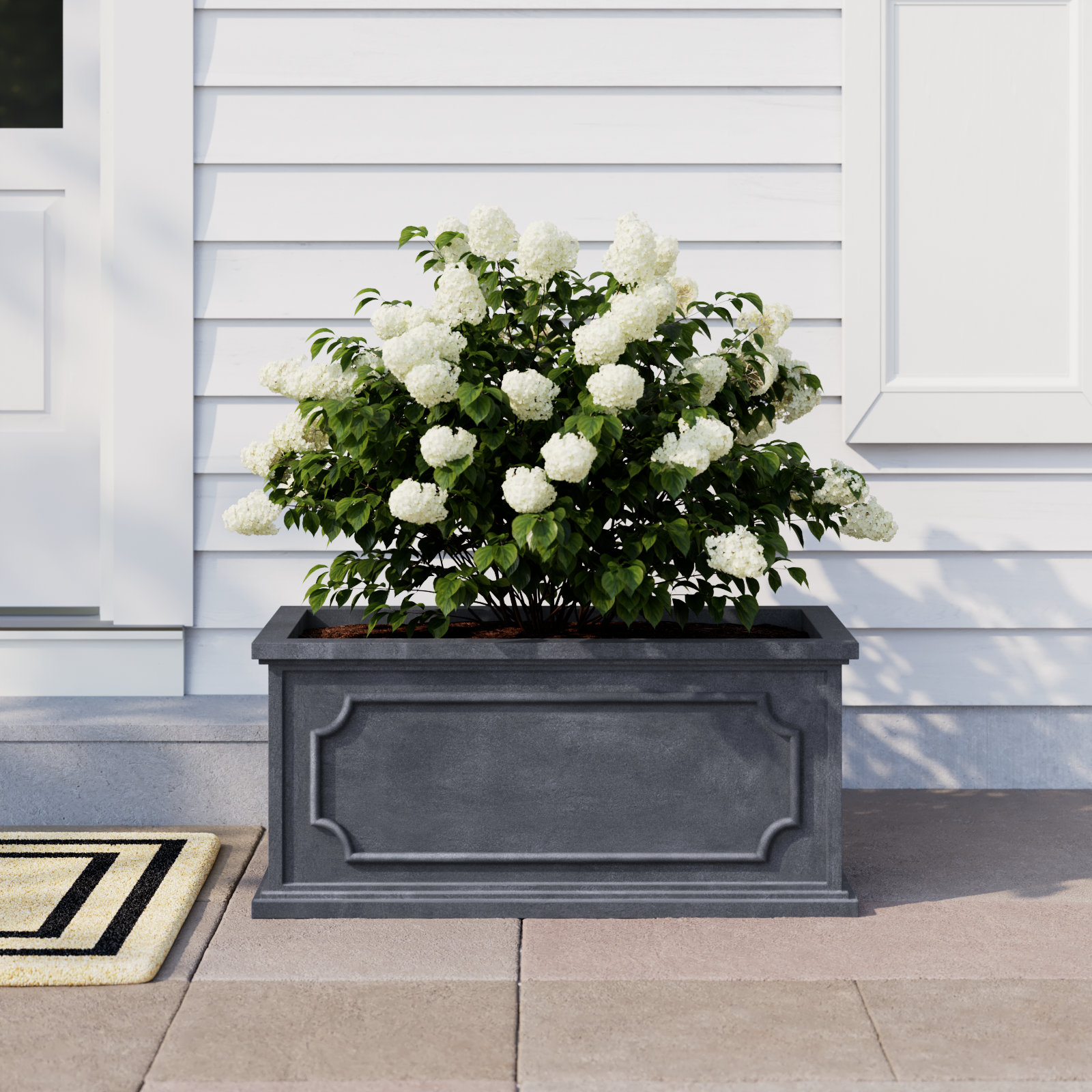 Ericson Planter Box, 14.25" H x 31.5" W x 15" D, Lead Lite