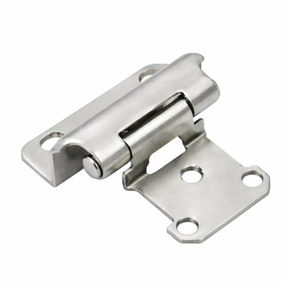 2-1/4 in. Surface Mount Self-Closing Exposed Partial Wrap No Radius Cabinet Hinge - (Set of 24)