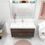 Ensemble de meuble-lavabo mural simple l 48 po-1025185718