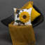 Housse de coussin décoratif décorative 3D tournesol 18 x 18 pouces