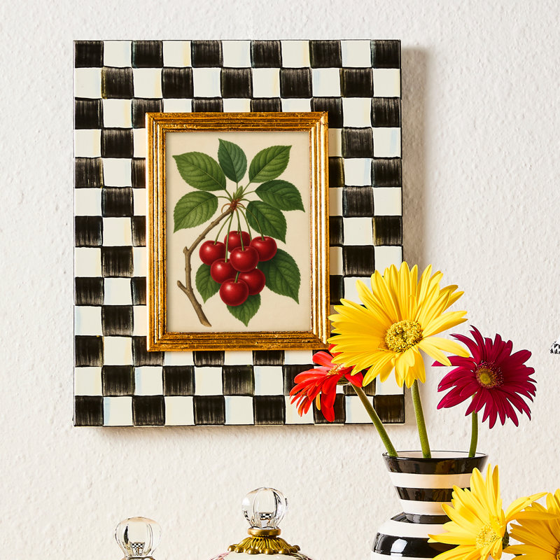 Courtly Check Frame, 4" W x 6" H