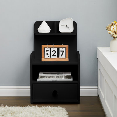 Boaz 36.5cm W Manufactured Wood Bedside Table