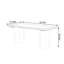 Bureau pratique en bois de pin durable-1968289943