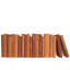 Decorative Books - Vintage Canyon Books - Orange Books By The Foot