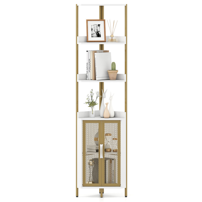 170 cm H x 32 cm W Corner Bookcase