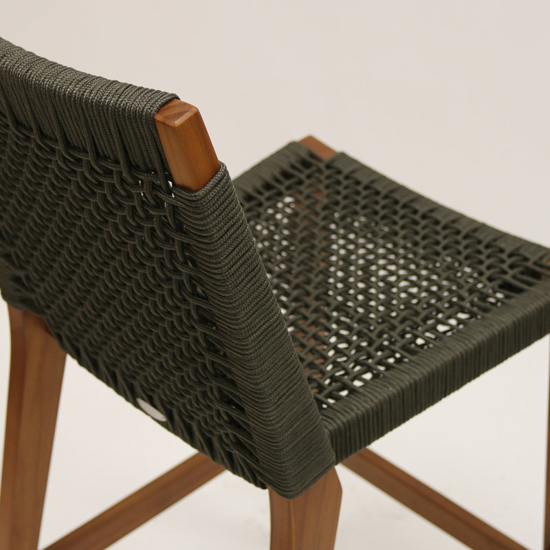 Lure Bar Stool, Charcoal