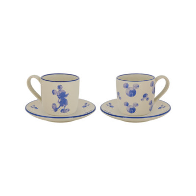 Loni Stoneware Espresso Cup and Saucer