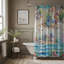 Rideau de douche abstrait Inayaat-2089042673