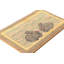 Antique Hooked Rug In Colorful Twin Rabbit Pictorial - Rug & Kilim