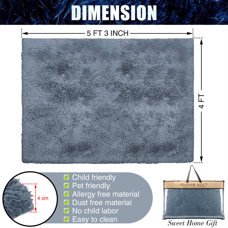 Merrit Indoor Rug, Rectangle 4' x 5'3"