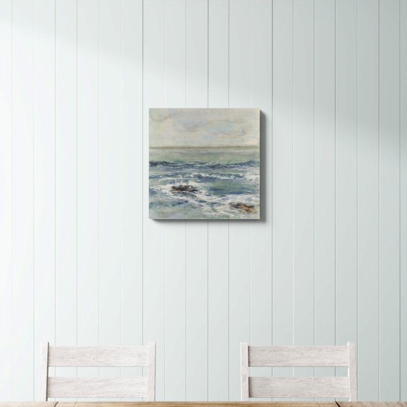 «Tidewater» par Shima Shanti - reproduction d'art sur toile tendue, H 20 po x l 20 po