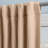 LeeRoy 100% Sustainable Cotton Blend Chevron Texture Room Darkening Thermal Triple-Lined Rod Pocket Panel-455866391-418590909