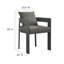 Chaise de patio en aluminium Tahoe-105697874