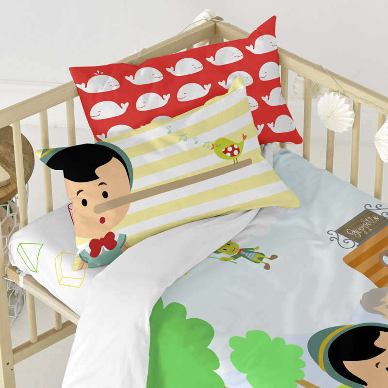 Throckmorton 100% Cotton Percale Fitted Sheet, Toddler (70 x 140cm)