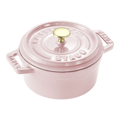 STAUB La Cocotte Mini Cocotte Ronde en Fonte 250 ml, Sorbet Rose