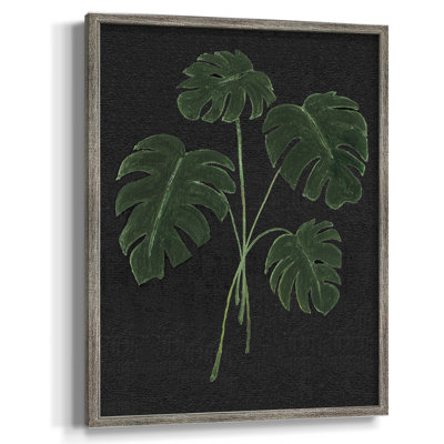 Simple Tropics I, reproduction encadrée - bois massif