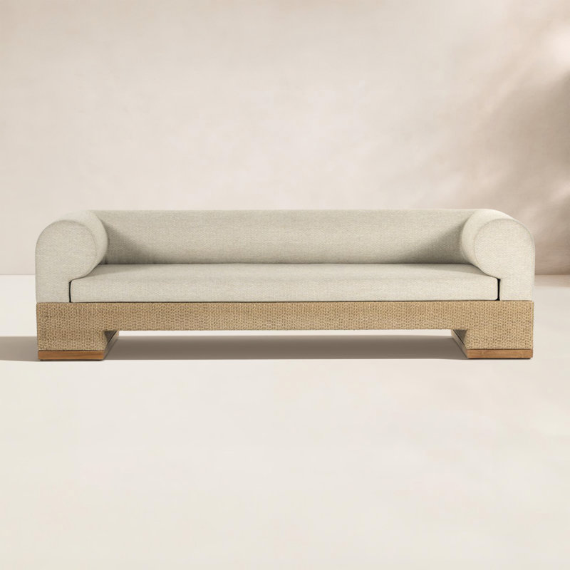 Joss Outdoor Sofa, Faye Sand, Teak