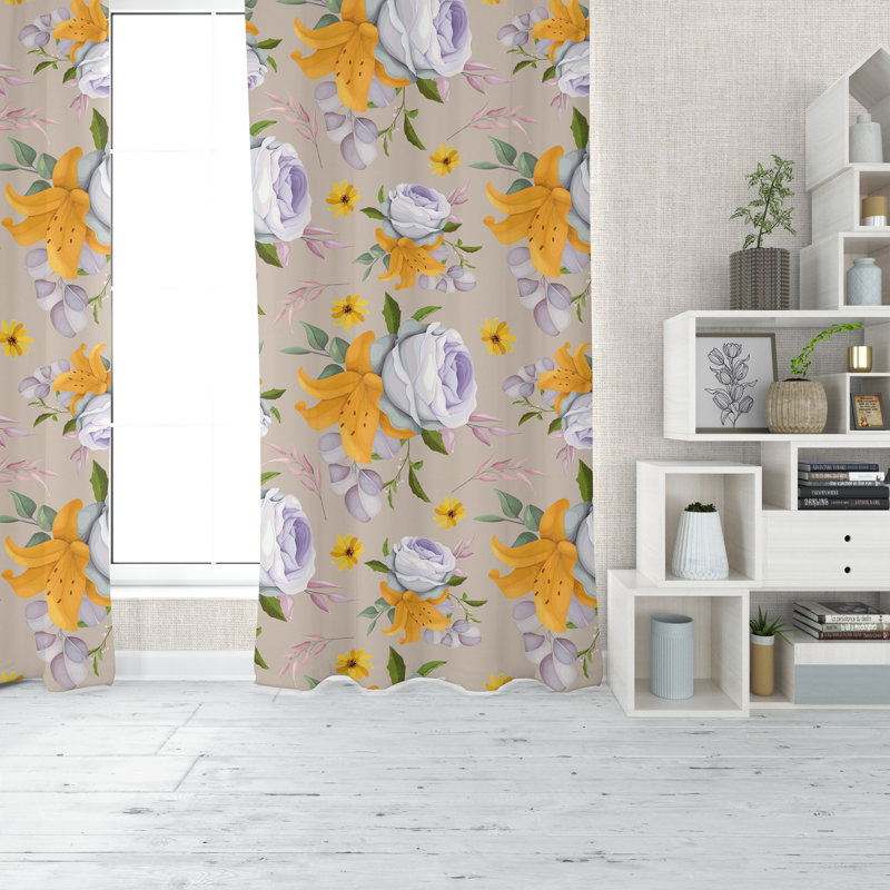 Jovenko Room Darkening Curtain, 20" W x 52" L