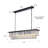 Dimmable Tiered Rectangle Chandelier With Crystal Accents-716270746-792016062