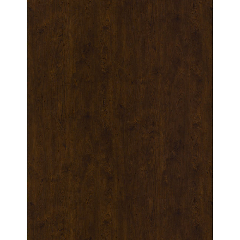 Palaksh L-Shaped Executive Desk, Antique cherry
