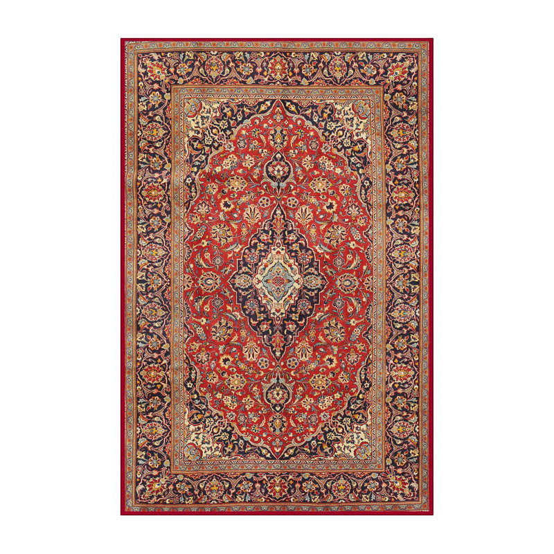 Tapis brun à motif oriental, Rectangle 8 pi x 10 pi