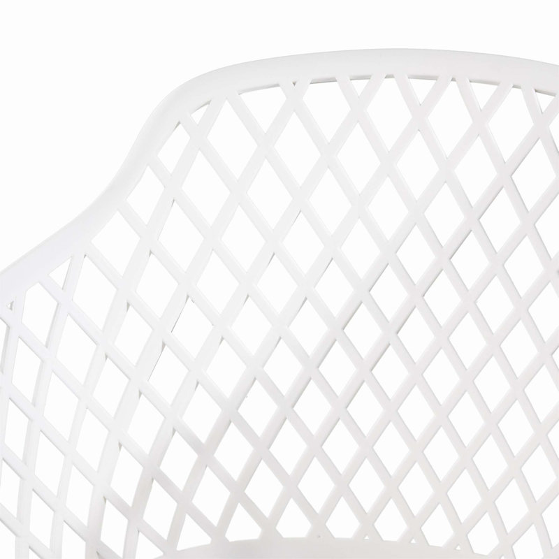 Chaise coquelicot, Blanc