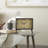 Iron Mechanical Tabletop Clock in Black