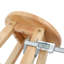 Counter Stool with Solid Wood Frame