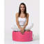 Pouf de jardin moderne avec fermeture à glissière cachée, couleur rose unie, 21,7 po de diamètre x 11,8 po de hauteur | Housse 100% polyester imperméable | Rembourrage 100% original en styromousse, capacité de poids maximale de 440 lb | Siège élégant et fonctionnel-755766938