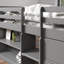 Lit mezzanine simple avec rangement Fabiana