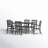 Alyah 6 - Person Patio Dining Set with Rectangular Table