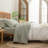 BESTOUCH Sheet Set 100% Washed Cotton Linen Feel Lightweight-115162032-115162037