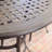 Corle Round Metal Outdoor Bar Table