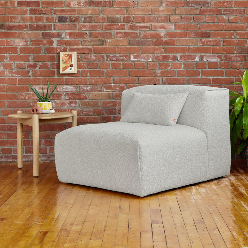 Nest Modular Armless Chair, Morris Scoria