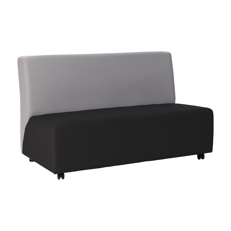 Canapé mobile sans accoudoirs Pro Series, Noir / gris