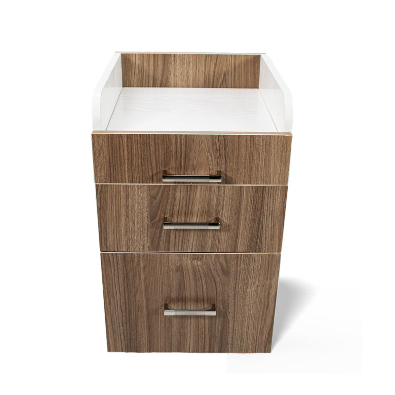 Commode à 2 tiroirs, Brun