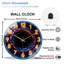 Horloge murale en verre Neon