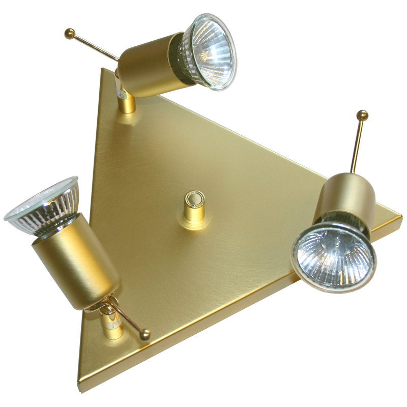 Sedalia Spotlight, Lacquered gold and polished brass