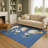Premium Machine Washable Ingrassellino AMF1826 Happy Snowmen Holiday Rug-958520229