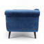 Chaise longue avec canapé à accoudoirs à volutes