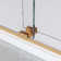 DS01 68'' - 72'' W x 76'' H Double Sliding Frameless Shower Door With Clear Glass