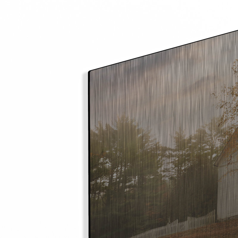 «Little White Church» par Lori Deiter, August Grove®, art mural en métal, 16 po x 12 po, H 12 po x l 16 po