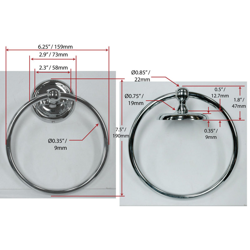 Oxford Towel Ring