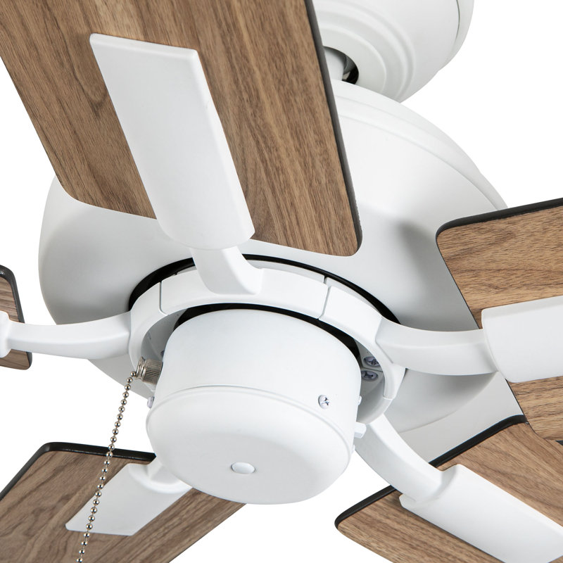 Erikson Ceiling Fan, White, Brown