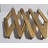 13 Peg Hand Crafted Expandable Wood Rack