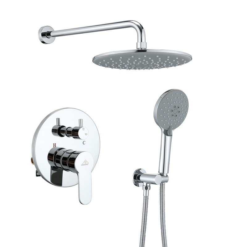 All-In-One Kit with Rough in-Valve, Chrome