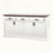 Fluted Sideboard Buffet Cabinet with 4 Doors, 3 Drawers, and Adjustable Shelves-53015345