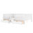 Full Kids Floor Bed with Stairs, Rails and Slats,Full Size Montessori Floor Bed with Bookshelf and 2 Storage Drawers,Easy Assemble Montessori Beds Frame,White-251181156-251181157