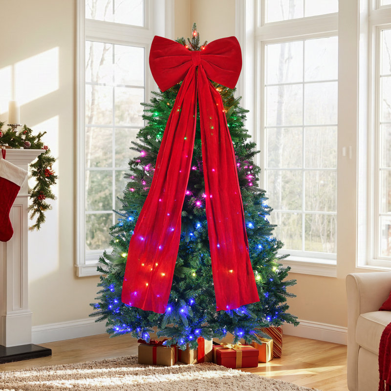 Arbre de Noël artificiel à charnière non éclairé 6 pi, branches en PVC avec 582 pointes, arbre de Noël vert avec support en plastique à 4 pieds