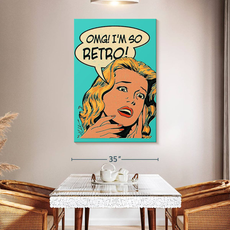 Keiraleigh OMG I'm So Retro, 51" H x 34" W
